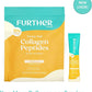 Further Food Vanilla Collagen Peptides Powder Stick Packs, Grass-Fed Pasture-Raised Hydrolyzed Type 1 & 3 Protein, Gut Health + Joint, Hair, Skin, Nails, Paleo Keto Sugar-Free 8.89 oz