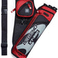 LEGEND XT320 Archery Quivers - Nylon Hip Quivers with 3 Arrow Tube Cases for Target Shooting - Adjustable Waist Belt, T-Slot, Storage Compartments for Accessories, Gear, Tools, Release Tab, Score Card