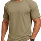 MAGCOMSEN Men's Short Sleeve UPF 50+ Sun Protection Shirts Quick Dry Athletic T-Shirt Hiking Running Swimming Rash Guard