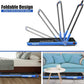 GYMAX Walking Pad, 2 in 1 Free Installation Under Desk Treadmill with Smart App, Remote Control & LED Display, 2.25HP Foldable Portable Compact Running Machine for Small Spaces Home Office