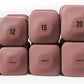 SafeGrip Dumbbells, Anti-Slip, Anti-Roll, Thick Handles, Free Weights, Square Dumbbells for Secure Workouts at Home, Weightlifting, and Personal Training