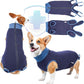 Breathable Dog Surgery Recovery Suit for Male/Female, Professional Dog Recovery Onesie with Zipper After Spay Abdominal Wounds, Anti Licking Cone E-Collar Alternative for Small Medium Large Dog