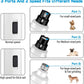 Casfuy Dog Nail Grinder Upgraded - Professional 2-Speed Electric Rechargeable Pet Nail Trimmer Painless Paws Grooming & Smoothing for Small Medium Large Dogs & Cats (White)