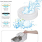 Dog Cat Water Dispenser: 8L White Upgraded Gravity Feeder with Stainless Steel Bowl - BPA-Free Large Capacity for Medium/Large Pets - Indoor & Outdoor Use