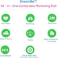 DreamBe-2 Contactless Smart Health Heart & Breathing Monitor for Toddlers & Children. Real-Time Sleep Tracker – Monitor on App Anywhere, Anytime – Touch-Screen Display WiFi - Night Vision Camera