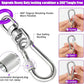 Jenico Dog Tie Out Cable, 10/15/20/30/40/50/70/100/150FT Runner Cable with Swivel Hook and Shock Spring, Outdoor and Camping Dog Leash Run Tether for Small to Medium Pets Up to 500 LBS