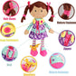 Sugar Snap Plush Learn to Dress Doll for Toddlers - 15" - for 2 Year Old Girl - Montessori