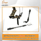 SUNYA Archery Bow Stabilizer for Compound Bow, Carbon Fiber Body Flexible Core, Damping System and Weights Kit, 8",10",12" 15" in Expedition Series