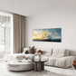 Nautical Ship Large Wall Art Sea Sailing Ship Sunrise Pictures Nature Seascape Wall Decor Canvas Print Painting Artwork for Bathroom Living Room Bedroom 30"x60"