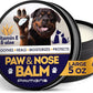 Dog Paw Balm for Dry Cracked Paws – Lick-Safe Moisturizer and Organic Paw Wax with Aloe & Vitamin E – Hot Pavement and Winter Snow Protection – Nose Safe – for All Breeds