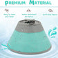 Cat Cone Collar Soft to Stop Licking, Adjustable, Foldable Lightweight Kitten Cones After Surgery Recovery for Cats & Kittens, Cat Cone Alternative (Solid Green, M)