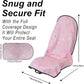 Car Seat Cover Protector Front Seats,for Gym Workout,Running,Swimming,Beach and Hiking,Waterproof Sweat Towel Bucket Seat Covers for Cars SUV Trucks (Pink Marbling, 1Pcs)