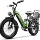 1500W Electric Bike for Adults,48V 20/60Ah Removable Battery Max Range 80Miles & 30MPH Electric Bicycle,20''×4" Fat Tire Ebike,Adult Electric Bicycles for Commute Beach Snow,E-Bike UL Certified