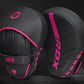 RDX Boxing Pads Curved Focus Mitts, Maya Hide Leather Kara Hook and jab Training Pads, Adjustable Strap Ventilated, MMA Muay Thai Kickboxing Coaching Martial Arts Punching Hand Target Strike Shield