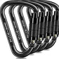 Auto Locking Carabiner Heavy Duty Carabiner 25kN UIAA Certified Climbing Carabiner Climbing Equipment Safety Carabiners for Rappelling, Hammocks, Rescue, Dog Leash, Swing