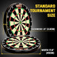 Vapor 180 Bristle Dartboard Staple Free Bullseye Steeltip Darts Extra Flights