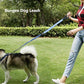 Hands Free Dog Leash for Large Medium Dogs Heavy Duty Bungee Reflective Adjustable Waist Leashes for Walking Running with Car Buckle 4-6FT (Blue)