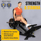 Powertec Fitness Leg Sled - Leg Press Machine, 700 LB Capacity, Black - Professional Home Gym Equipment - Heavy Duty Exercise Equipment for Lower Body Workout