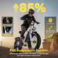 Electric Bike for Adults 1400W Peak, 48V 20AH(960WH) Removable Battery, 20"x4" Fat Tire Full Suspension 80 Miles Range Step-Thru 30+MPH Hunting Ebike, 7-Speed Dual Brakes Electric Bicycle