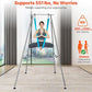 VEVOR Aerial Yoga Frame, 9.67 ft Height Swing Stand, Max 551.15 lbs Load Chrome-Plated Steel Pipe Inversion Yoga Rig for Indoor Outdoor Use