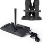 LIONSCOOL Weight Training Sled with Pro Pulling Belt or Vest Set, Sled Push with Adjustable Handle, Power Sled Workout Sled for Drag Speed Training Improvement and Strength