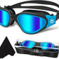 WIN.MAX Polarized Swimming Goggles Swim Pool Goggles Anti Fog Anti UV No Leakage Clear Vision for Men Women Adults Teenagers