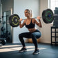 Premium Color-Coded Rubber Bumper Plates Set - 2 Inch Olympic Weight Plates for Home Gym Cross and Strength Training