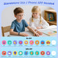 Smart Watch for Kids, 1.85" Fitness Tracker Pedometer Watch, Health, Sleep Monitor, Puzzle Games, Alarm Clock, Camera, Music Player, Torchlight, Activity, Gift Toys for 4 - 13 Years Old Boys and Girls