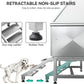 YITAHOME Dog Bathing Station, Professional Stainless Steel 304 Dog Grooming Bathtub w/Left Stairs, Faucet, Floor Grate, 50in Pet Washing Station for Large, Medium, Small Pets