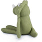 100% Organic Cotton Baby Stuffed Animals | 7.1" Green Dinosaur Plush for Newborn