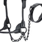 Weaver Livestock Leather Magic Show Cattle Halter, Adjustable, Modern Style Cow Calf Halter, Livestock Handling Equipment for Showing, Black