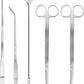 Mandala Crafts Stainless Steel Aquascaping Tools Kit – Aquarium Plant Tools with Tweezers, Spatula, and Scissors for Fish Tanks, Hospital Tanks, Goldfish Bowls, Aquariums, and Terrariums