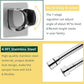 CECEFIN Kitchen Faucet Hose Attachment, Sink Sprayer Replacement Head with 4.9 Ft Stainless Steel Hose, Water Saving Aerator with 3-Way Diverter Valve for Hair Washing Laundry Room and Pet Shower