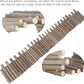 Flexible Hamster Wooden Bridge, 11.8In Hamster Fence, Wooden Sticks for Hamster Cage Decor And Platforms, Syrian Hamster Cage Accessories Wood