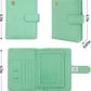 Melsbrinna Rfid Passport Holder for Travel women/Men, Cute Passport Wallet Rfid Blocking Card Slots, Rfid Passport Cover/CaseTravel Wallet, Passport Book Holder (1, Green3)
