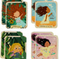 Menique Shine Memory Matching Game – 80 Cards (40 Pairs) with Positive Affirmations for Brave Girls – Motivational & Mindful Matching Game for Confidence and Self-Love