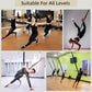 Bungee Fitness Set, Heavy Resistance Band Set, Professional 4D Yoga Bungee Rope Workout Equipment W/6 Sizes, for Home Gym Training & Fitness(Not for Extreme Sports)