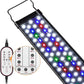 Aquarium Light, 14W 24/7 Natural Mode - Sunrise/Daylight/Moonlight Mode and Custom Mode with Expandable Bracket, Adjustable Timer and 7 Color Brightness for 12~18IN Fish Tank