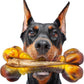 Dog Toys for Aggressive Chewers, Indestructible Dog Chew Toys for Large Medium Small Breed, Tough Nylon Interactive Durable Chew Toy Bone for Puppy Teething Toy Bacon Flavor, Best Gift&Keep Them Busy
