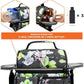 opux Lunch Bag Women Insulated, Adult Lunch Box Cooler, Flower Lunch Box, Dual Compartment Lunchbox for Work, Leakproof Double Decker Lunch Bag, Soft Lunch Pail Tote Girls Kids School, Floral Gray