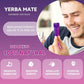 Yerba Mate Instant Tea Powder - Raspberry Peach Flavor - Gut Health & Clean Energy Super Drink with Nootropics, Prebiotics & Probiotics - Energy Boost & Focus - 30 Sticks (300g)