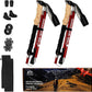 Trekking Poles for Hiking - Walking Sticks for Men, Women, Seniors, 2pc Collapsible Lightweight Aluminum Alloy Hiking Poles for Nordic Walking & Outdoor Adventures