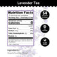 Buddha Teas - Organic Lavender Tea - Herbal Tea - For Health & Wellbeing - With Antioxidants & Minerals - Clean Ingredients - Caffeine Free - OU Kosher & Non-GMO - 18 Tea Bags (Pack of 3)