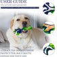 3-Pack Indestructible Nylon Dog Chew Toys for Aggressive Chewers - Long-Lasting Durable Bone-Shaped Toys, Large Breed Dogs, Tough Puppy Teeth Enrichment