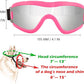 Small Dog Sunglasses with Adjustable Strap UV Protection, Winproof Puppy Sunglasses, Suitable for Dogs Eyes Protection，Soft Dog Goggles