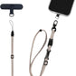 Cell Phone Strap Adjustable Wrist Strap Crossbody Cellphone Holder Extra Long Phone Lanyard Wrist Lanyard (Khaki)
