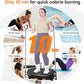 Curved Vibration Plate Exercise Machine, Vibrating Plate 400 lbs Capacity with 9 Auto Modes and 120 Adjustable Speeds, Large LED Display, Touch and Remote Control, Vibration Platform for Home
