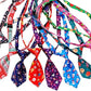 PET SHOW 10pcs Pack Christmas Small Dog Ties Neckties for Doggies Cats Adjustable Holiday Grooming Accessories Neck Ties Bowties Girl Boy Festival Costumes Puppies Party Gift Favor