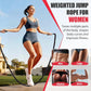 Jump Rope, Weighted Jump Rope for Women, Heavy Jump Ropes for Fitness, Home Gym Exercise Equipment, Adult Skipping Rope for Improve Strength, Weight Loss, Boxing Training,Total Body Workout Equipment