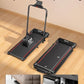 Walking Pad Treadmill with Incline, 2 in 1 Foldable Treadmills for Home Small Office, 300lbs Portable Compact Under Desk Treadmill with App, Remote Control and LED Display